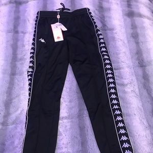 slim fit kappa joggers